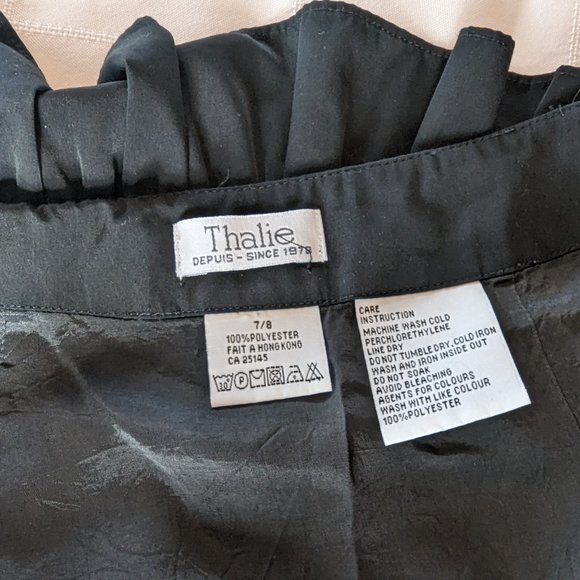 Black Skirt - Ruffle Bottom - Picture 4 of 4